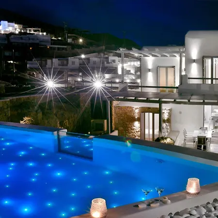 Sapphire 6bed With Pool And Hot Tub In Vila Ornos (Mykonos)
