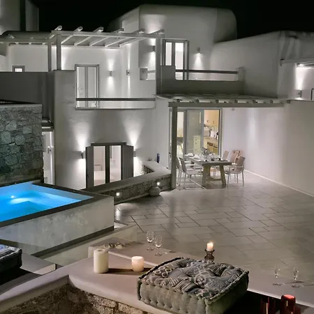 Sapphire 6bed With Pool And Hot Tub In Vila Ornos (Mykonos)