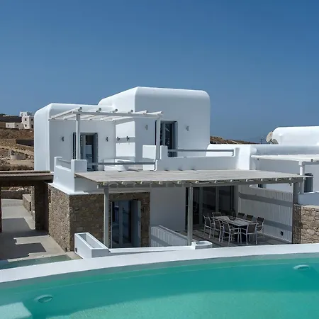 Sapphire 6bed With Pool And Hot Tub In Vila Ornos (Mykonos)